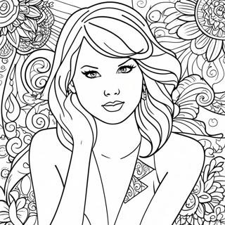 Taylor Swift Albums Coloring Page 11796-9572