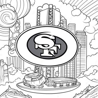 San Francisco 49ers Logo Coloring Page 11806-9577