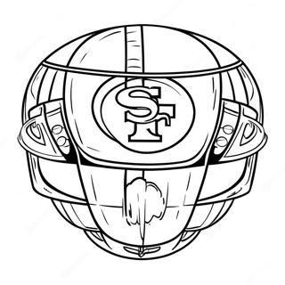 San Francisco 49ers Logo Coloring Page 11806-9579