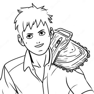 Chainsaw Man Coloring Page 1181-945