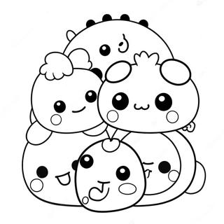 Tsum Tsum Coloring Page 11826-9593