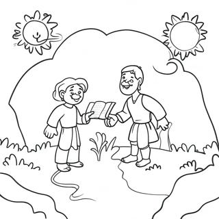 Genesis Creation Story Coloring Page 11836-9605