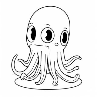 Creepy Squid Game Doll Coloring Page 11857-9623