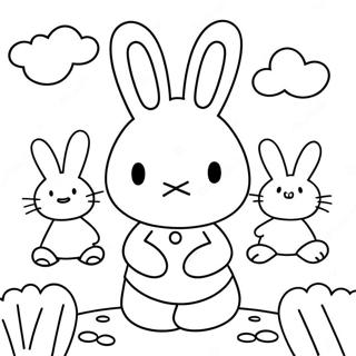 Miffy And Friends Coloring Page 11867-9629