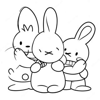 Miffy And Friends Coloring Page 11867-9631