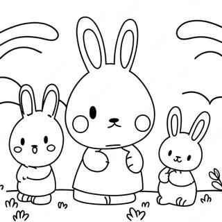 Miffy And Friends Coloring Page 11867-9632