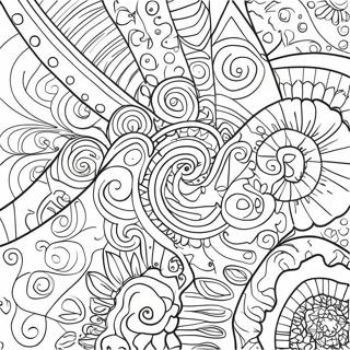 Tie Dye Coloring Pages