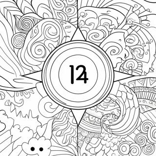 Number Lore Coloring Pages