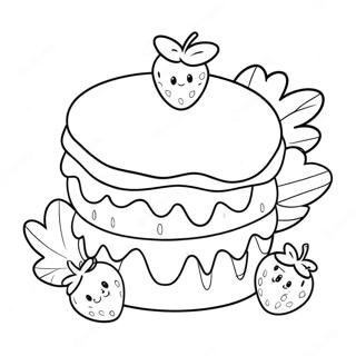 Old Original Strawberry Shortcake Coloring Pages