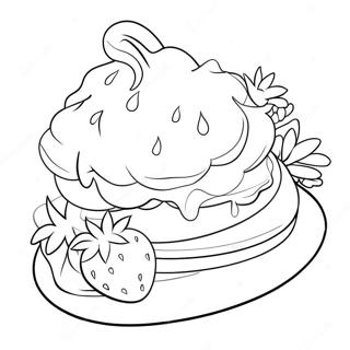 Old Original Strawberry Shortcake Coloring Page 11906-9654