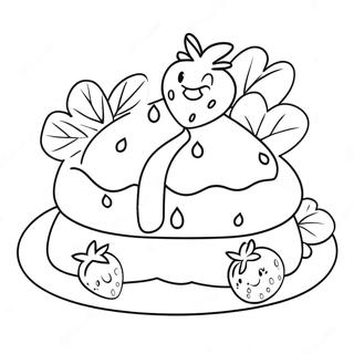 Old Original Strawberry Shortcake Coloring Page 11906-9655