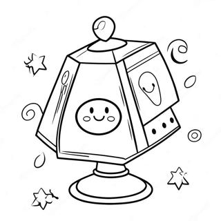 Adorable Hanukkah Dreidel Coloring Page 11927-9677