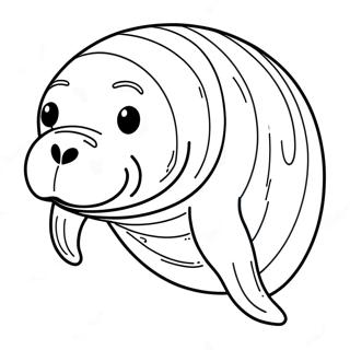 Manatee Coloring Pages