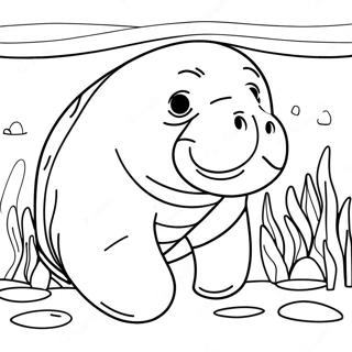 Manatee Coloring Page 11936-9684