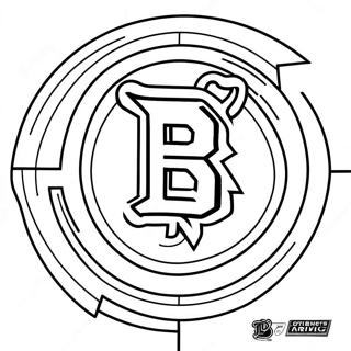 Bruins Logo Coloring Page 11946-9686