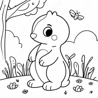 Spring Animal Coloring Page 11956-9699