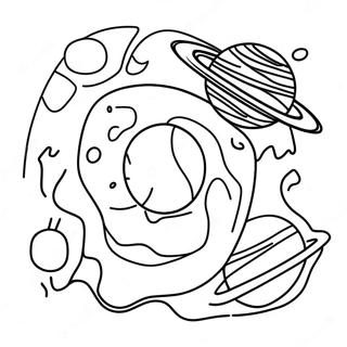 Colorful Planetary System Coloring Page 11967-9708