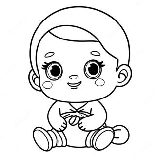 Cute Baby Alive Doll Coloring Page 11977-9717