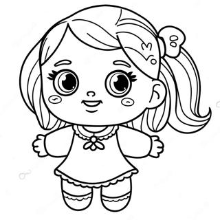 Cute Baby Alive Doll Coloring Page 11977-9720