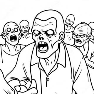 Zombies 2 Coloring Pages