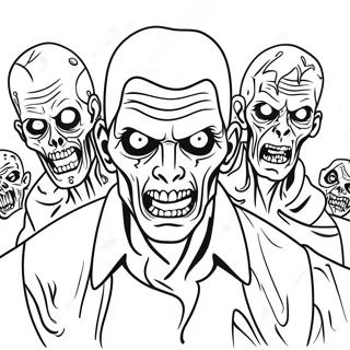 Zombies 2 Coloring Page 11986-9723