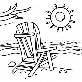 Realistic Beach Coloring Pages