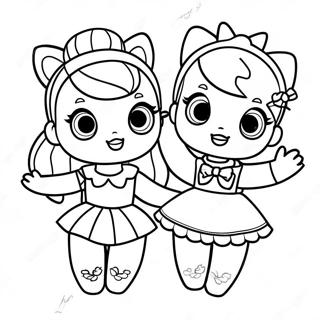 Lol Surprise Dolls Coloring Page 12006-9733