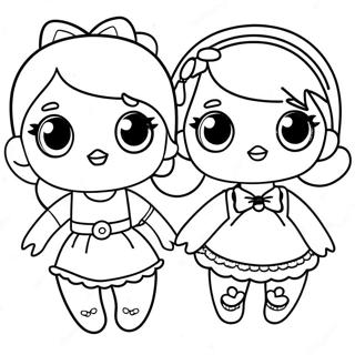 Lol Surprise Dolls Coloring Page 12006-9736