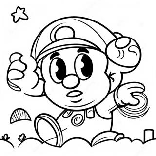 New Super Mario Bros Movie Coloring Page 12036-9778