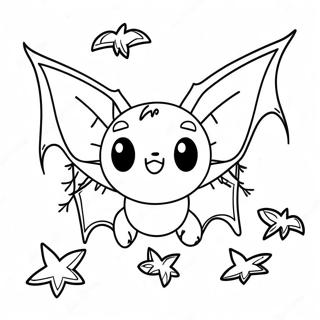 Halloween Bat Coloring Page 12046-9767