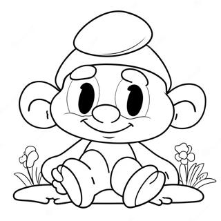 Smurf Coloring Page 12056-9775