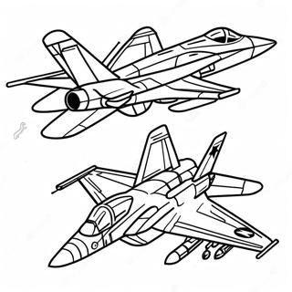 Top Gun Fighter Jet Coloring Page 12066-9785