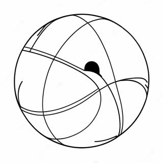 Bouncing Beach Ball Coloring Page 12077-9798