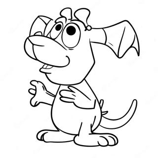 Courage The Cowardly Dog Coloring Pages