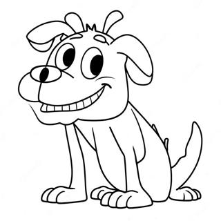 Courage The Cowardly Dog Coloring Page 12086-9802