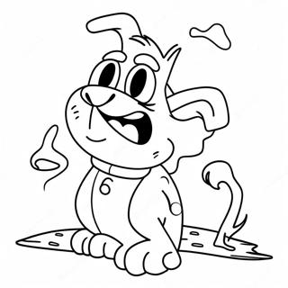 Courage The Cowardly Dog Coloring Page 12086-9803