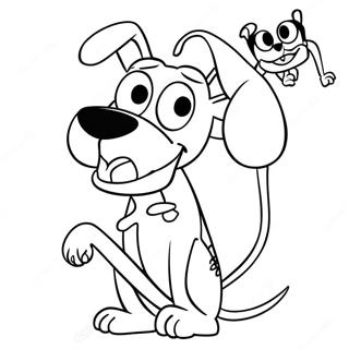 Courage The Cowardly Dog Coloring Page 12086-9804