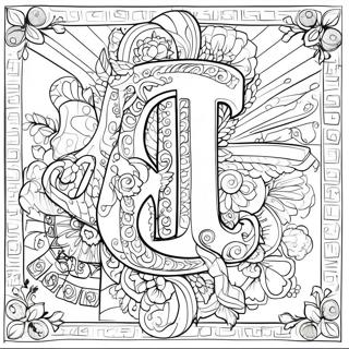 Russian Alphabet Coloring Page 12096-9815