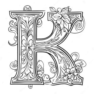 Cyrillic Letters Coloring Page 12097-9812