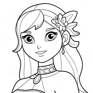 Bloom From Winx Club Coloring Page 12107-9819