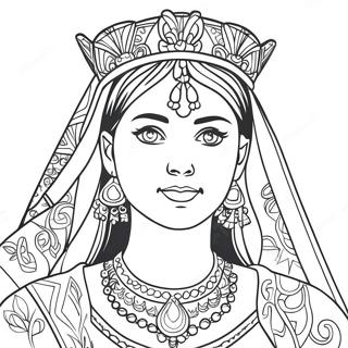 Esther Coloring Page 12146-9845