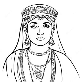 Esther Coloring Page 12146-9846