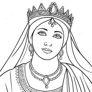 Esther Coloring Page 12146-9847