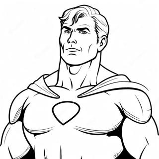 Invincible Superhero Coloring Page 12156-9855