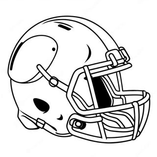 Customizable Football Helmet Coloring Page 12167-9868