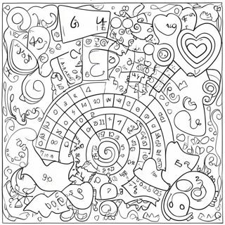 Fun Math Puzzle Coloring Page 12177-9876