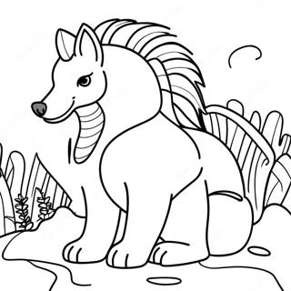 Therian Coloring Page 12186-9884