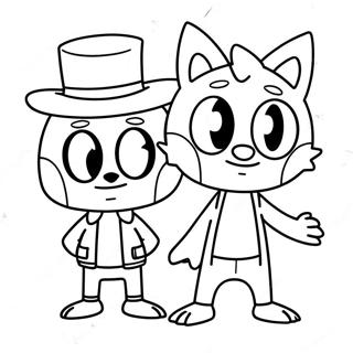 Mordecai And Rigby Adventure Coloring Page 12217-9905