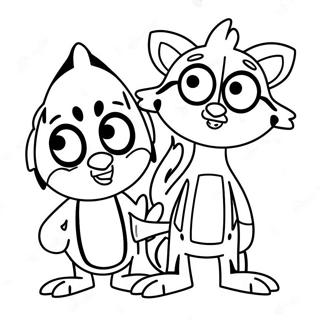 Mordecai And Rigby Adventure Coloring Page 12217-9907