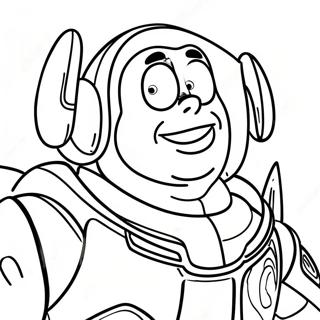 Buzz Lightyear Coloring Page 1221-978